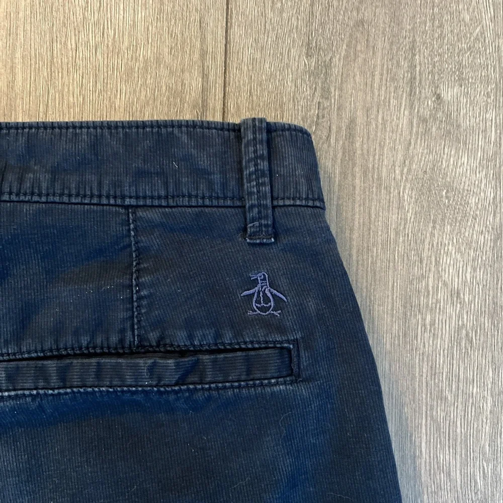 Penguin by Munsingwear Mens Sz 29 Chino Shorts Dark Blue
